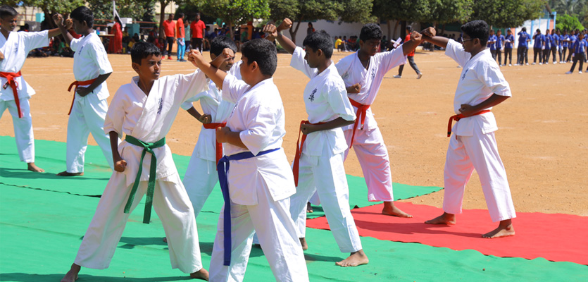 karate training